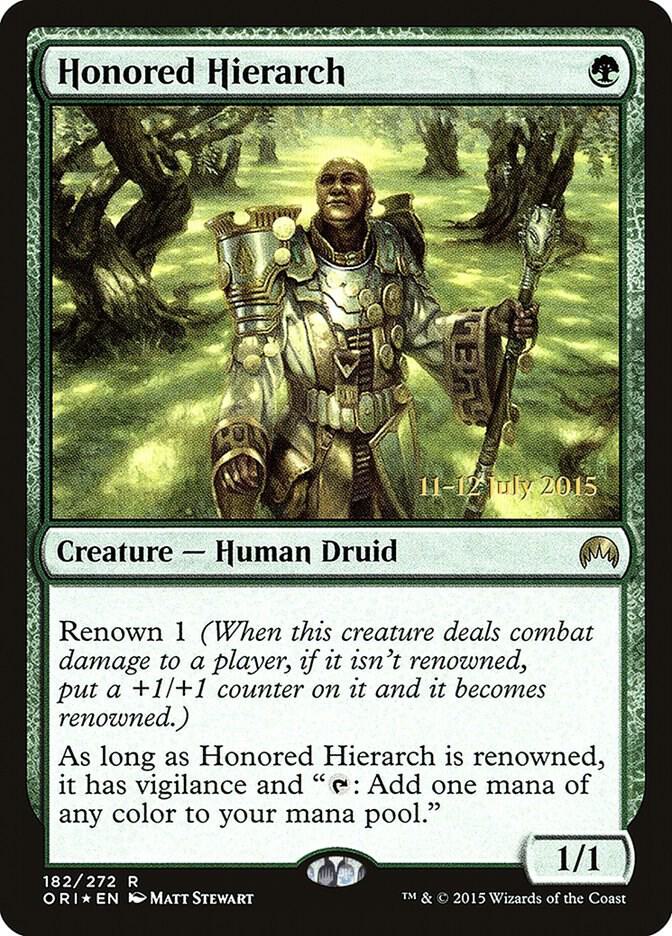 Honored Hierarch-Prerelease Cards-R-Foil