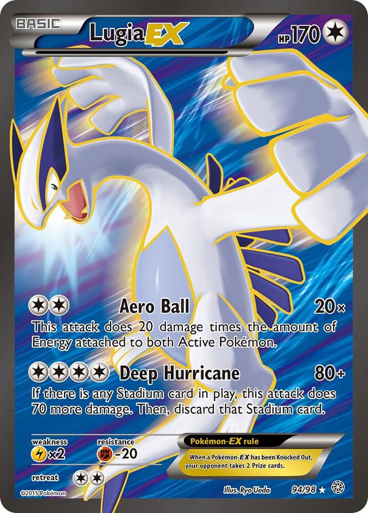Lugia EX (94 Full Art)-XY - Ancient Origins-Ultra Rare-Holofoil