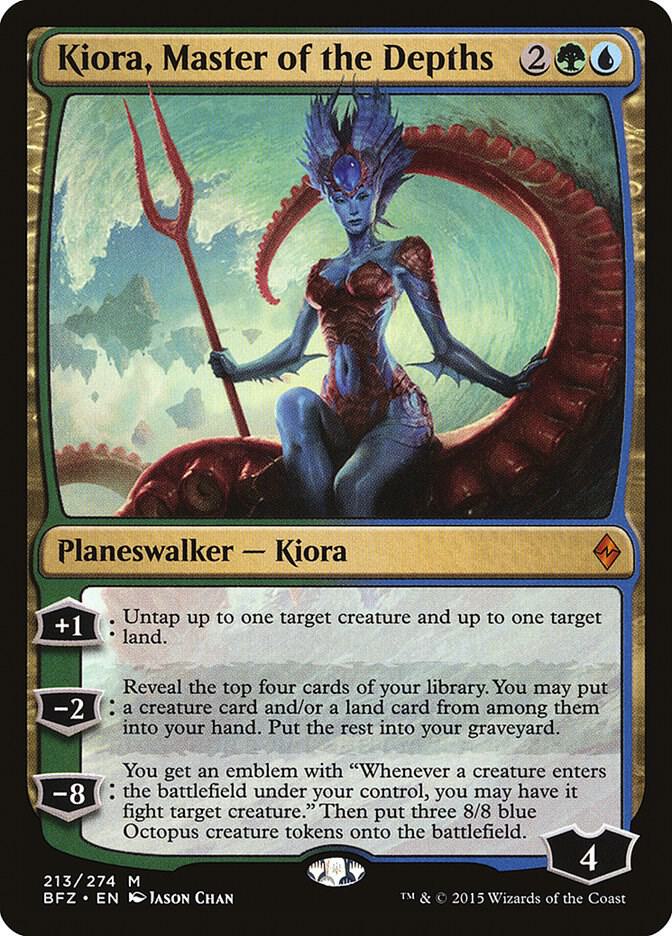 Kiora, Master of the Depths-Battle for Zendikar-M-Foil