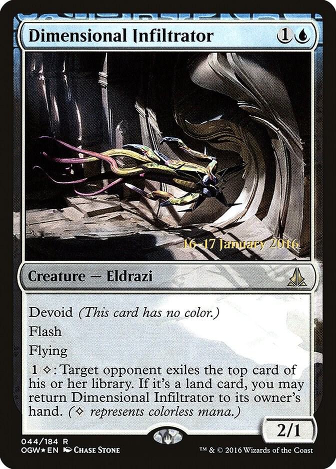 Dimensional Infiltrator-Prerelease Cards-R-Foil