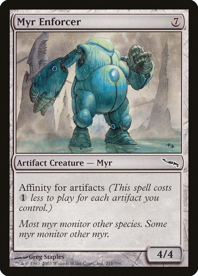 Myr Enforcer-Mirrodin-C-Normal