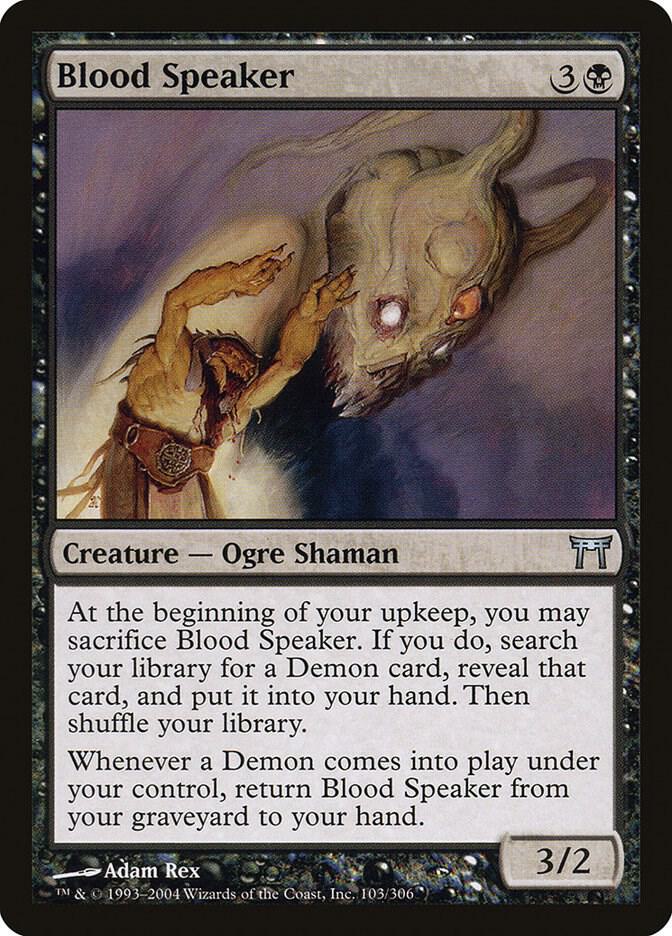 Blood Speaker-Champions of Kamigawa-U-Foil