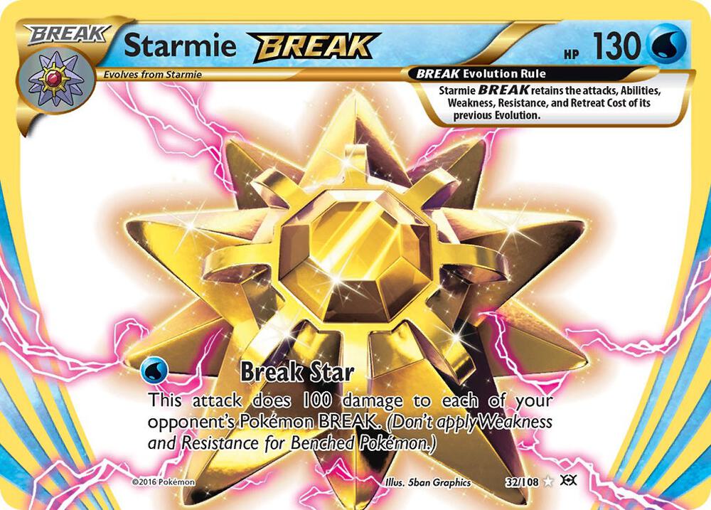 Starmie BREAK-XY - Evolutions-Rare BREAK-Holofoil
