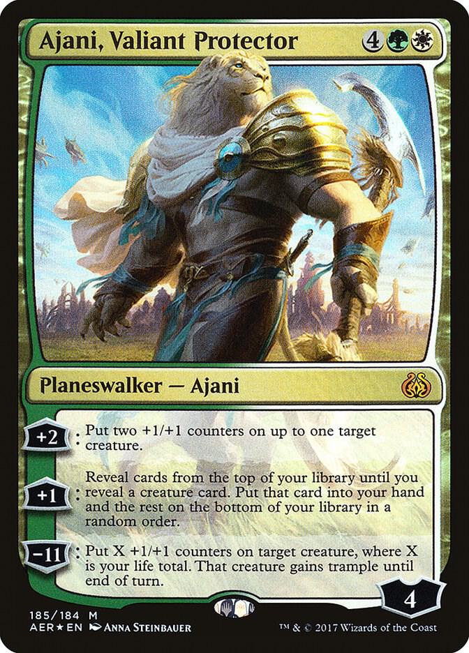 Ajani, Valiant Protector-Aether Revolt-M-Foil