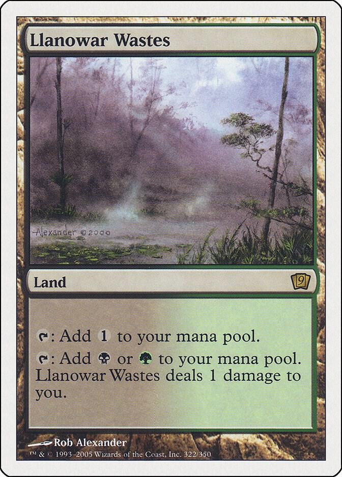 Llanowar Wastes-9th Edition-R-Normal