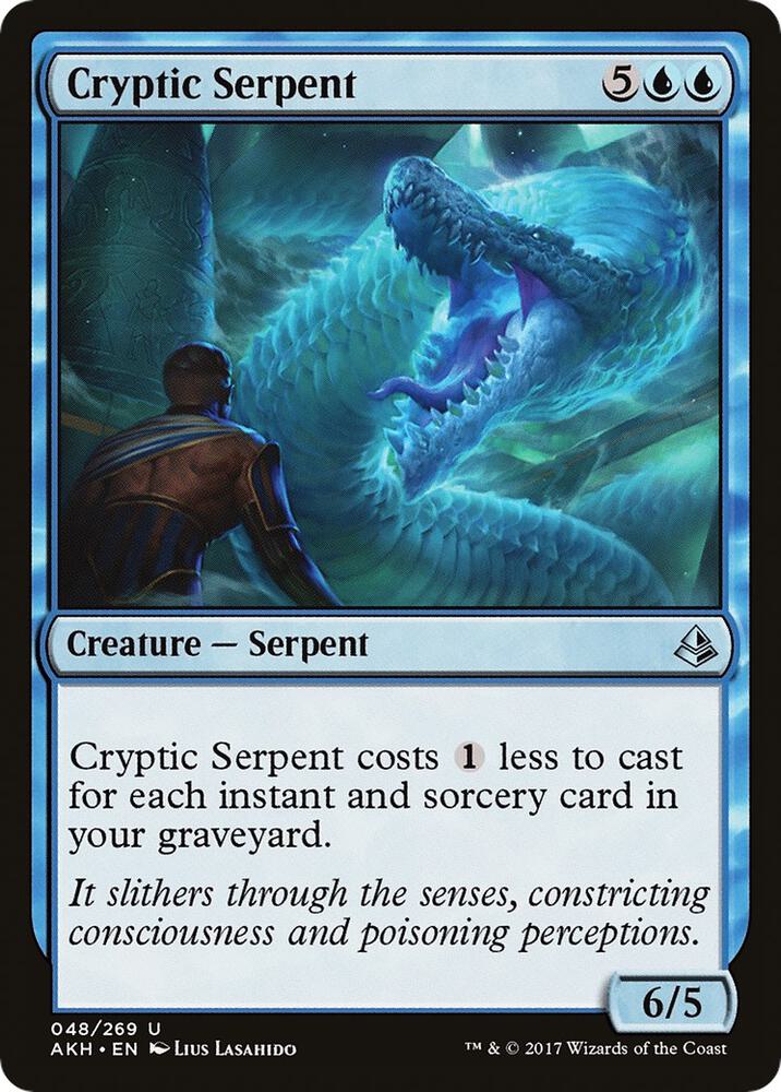 Cryptic Serpent-Amonkhet-U-Foil