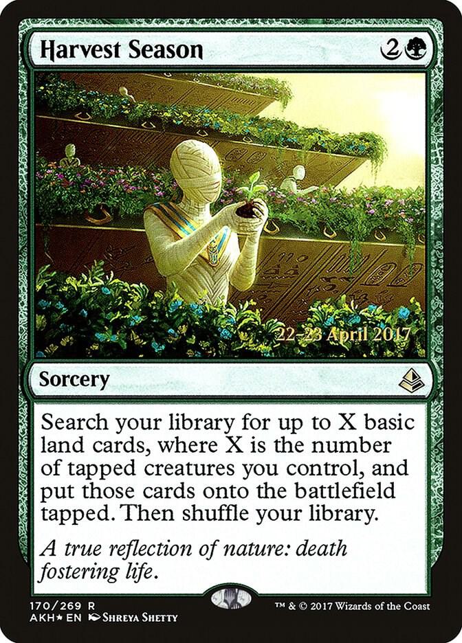 Harvest Season-Prerelease Cards-R-Foil