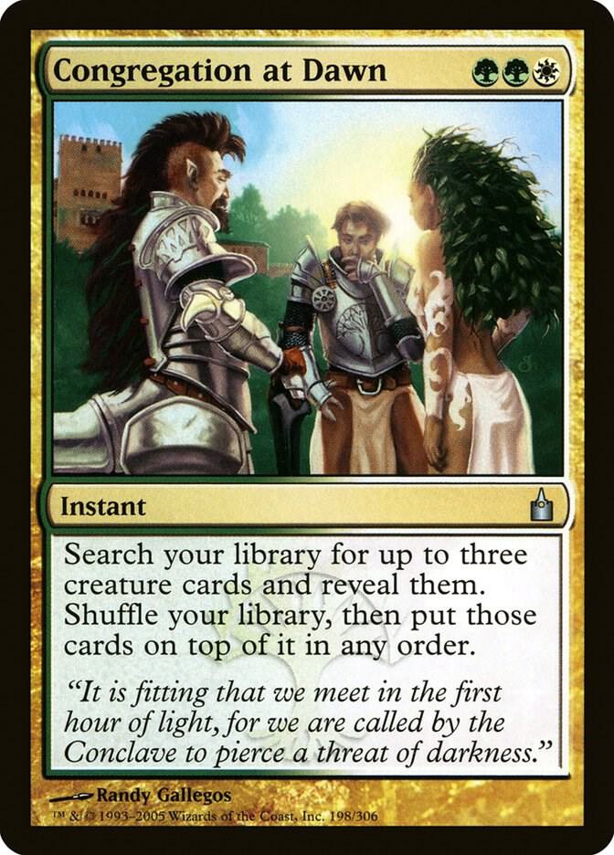 Congregation at Dawn-Ravnica: City of Guilds-U-Normal
