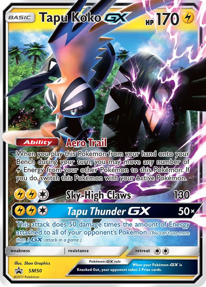 Tapu Koko GX - SM50-SM Promos-Promo-Holofoil