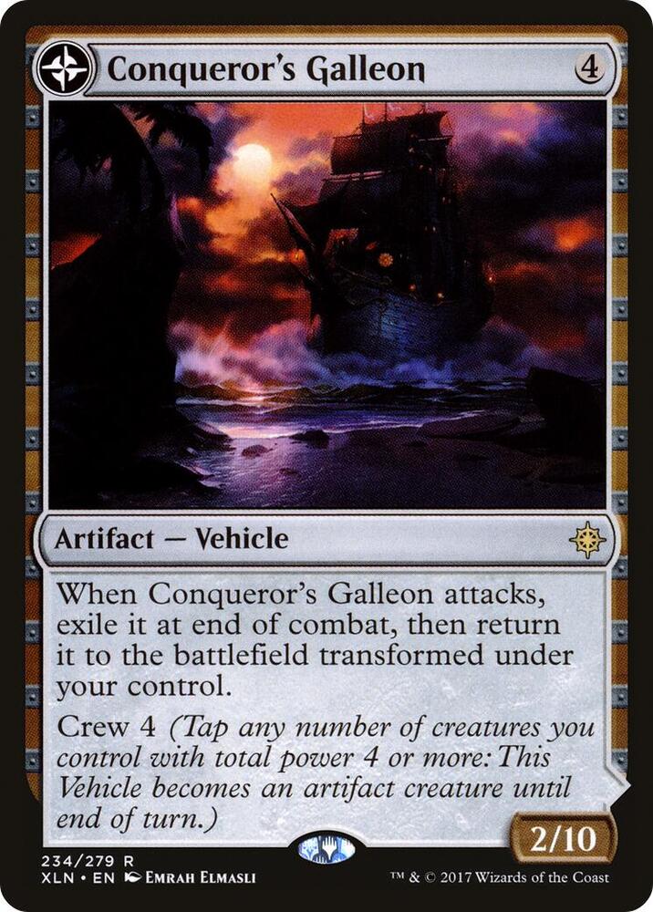 Conqueror's Galleon-Ixalan-R-Normal