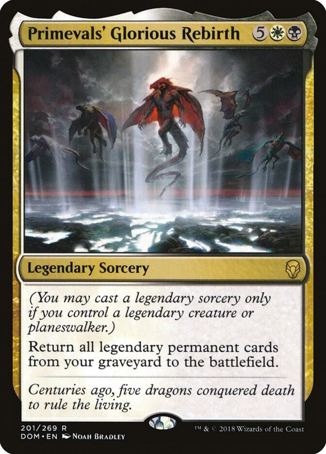 Primevals' Glorious Rebirth-Dominaria-R-Normal