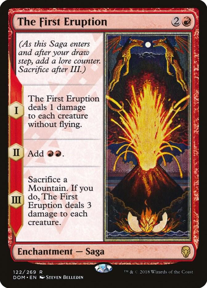 The First Eruption-Dominaria-R-Normal