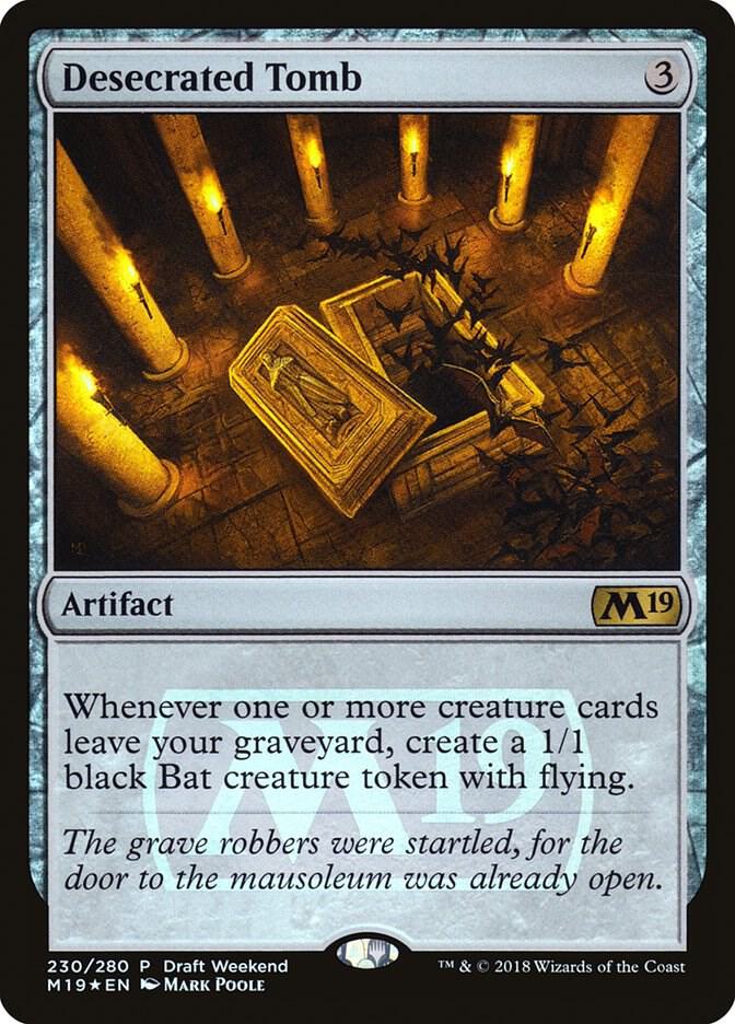 Desecrated Tomb (Draft Weekend)-Launch Party & Release Event Promos-P-Foil