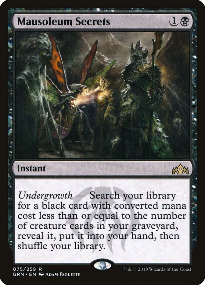 Mausoleum Secrets-Guilds of Ravnica-R-Normal