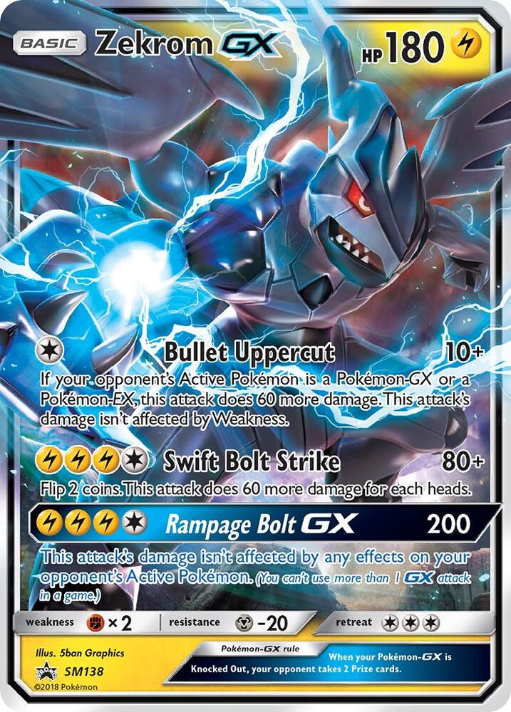 Zekrom GX - SM138-SM Promos-Promo-Holofoil