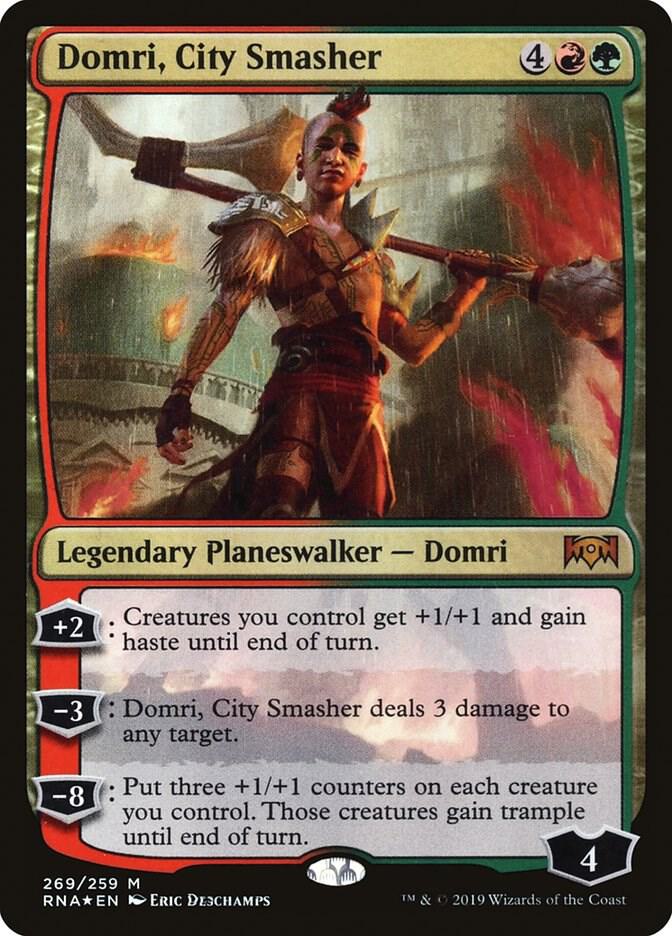 Domri, City Smasher-Ravnica Allegiance-M-Foil