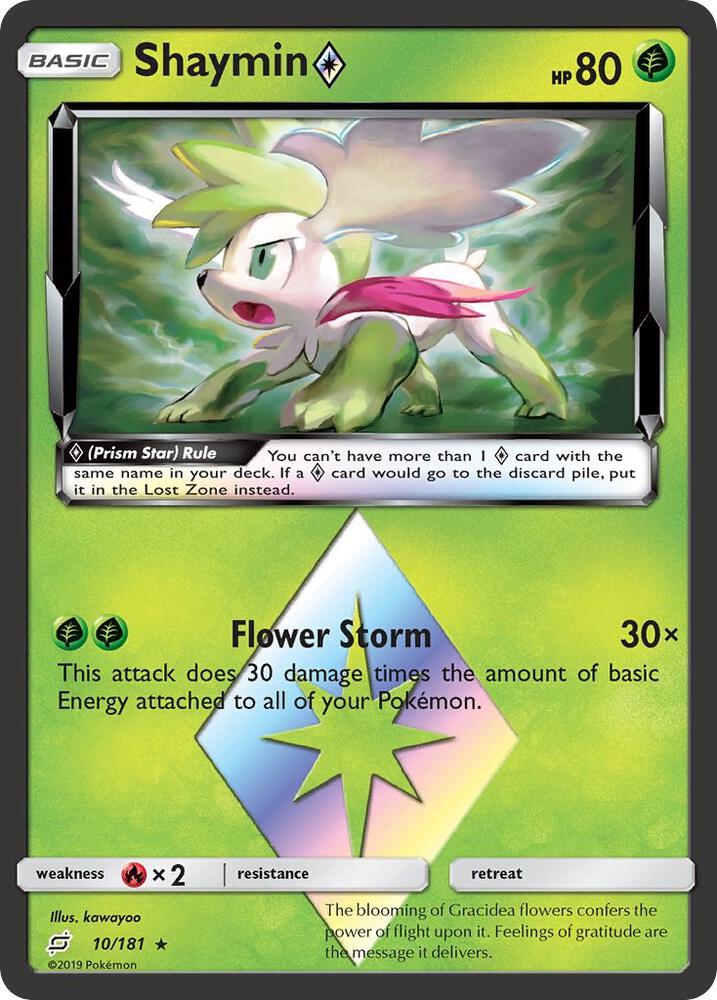 Shaymin Prism Star-SM - Team Up-Prism Rare-Holofoil