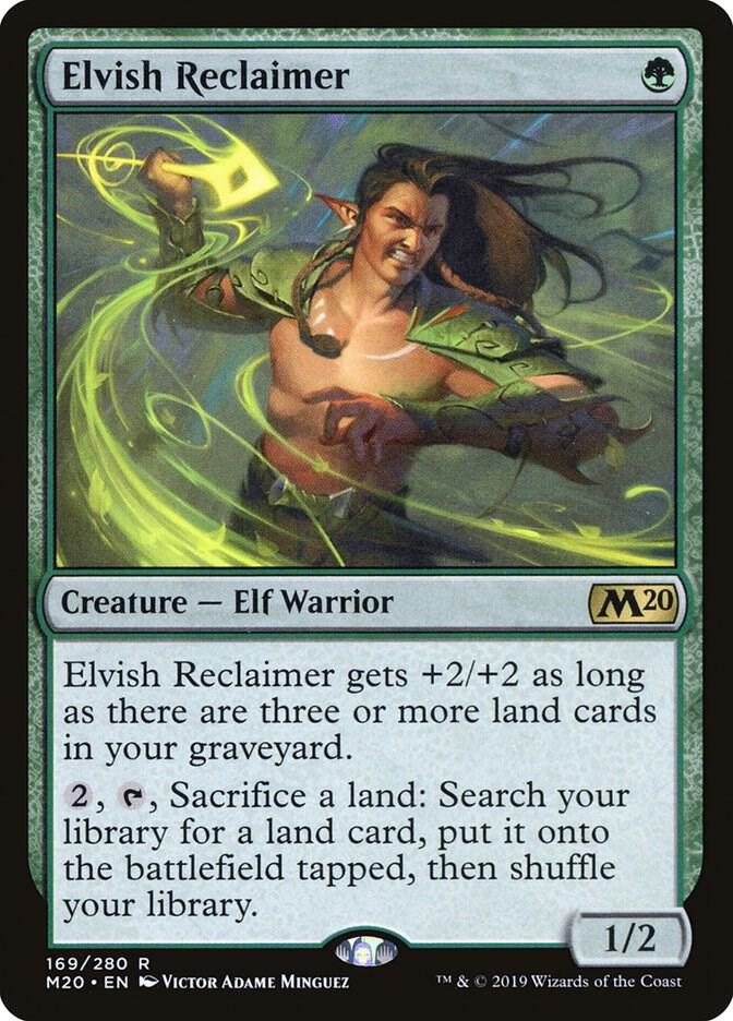 Elvish Reclaimer-Core Set 2020-R-Normal