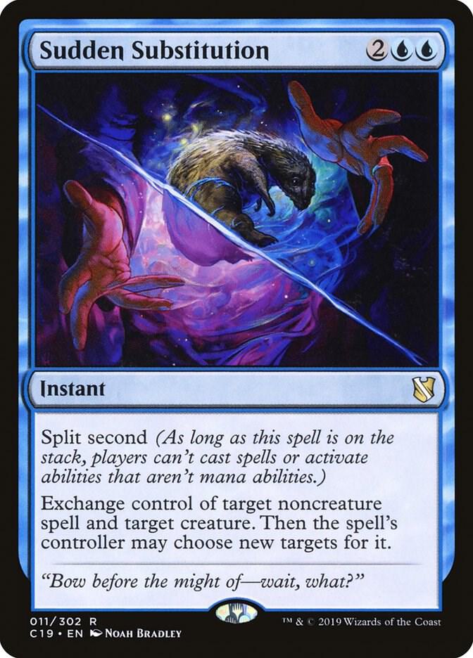 Sudden Substitution-Commander 2019-R-Normal