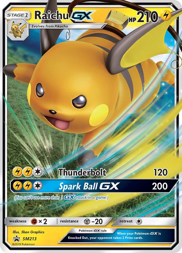 Raichu GX - SM213-SM Promos-Promo-Holofoil
