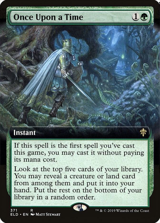 Once Upon a Time (Extended Art)-Throne of Eldraine-R-Normal