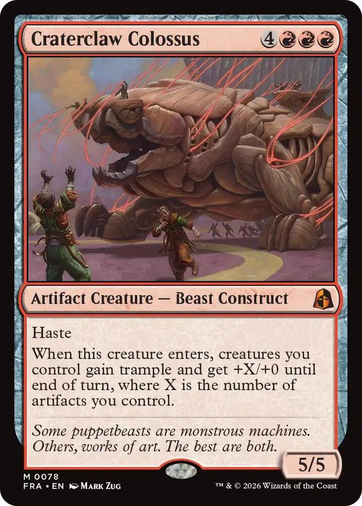 Craterclaw Colossus-Reality Fracture-M-Foil