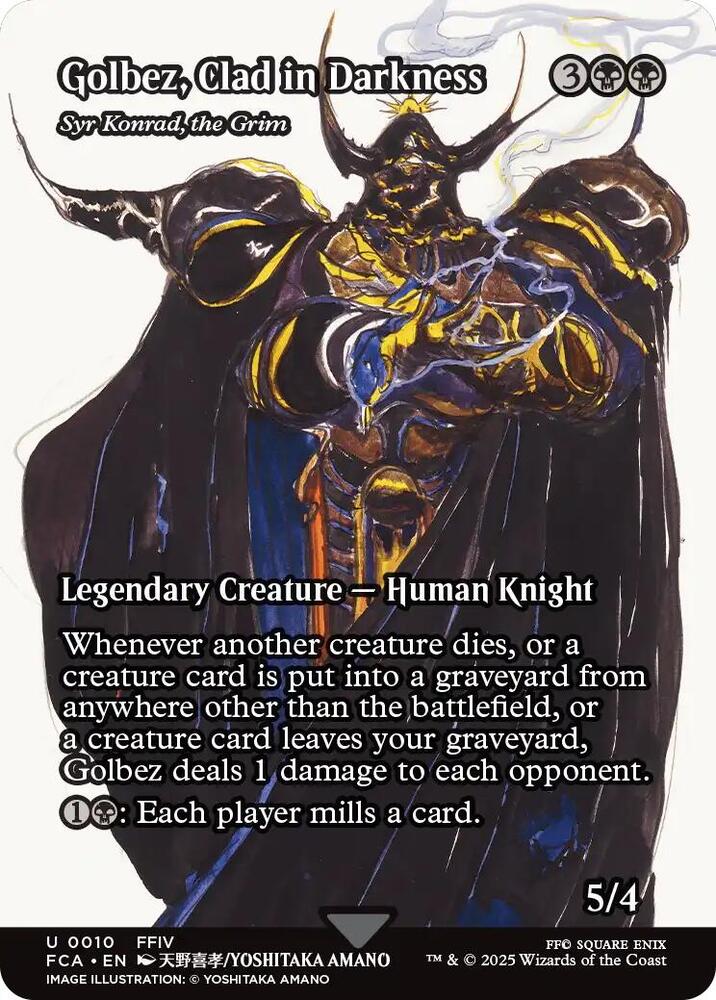Golbez, Clad in Darkness - Syr Konrad, the Grim (Showcase)-FINAL FANTASY: Through the Ages-U-Normal
