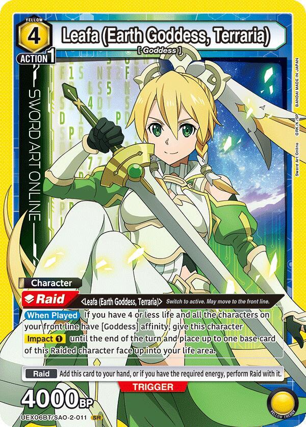 Leafa (Earth Goddess, Terraria)-UEX06BT: Sword Art Online Vol.2-Super Rare-Foil