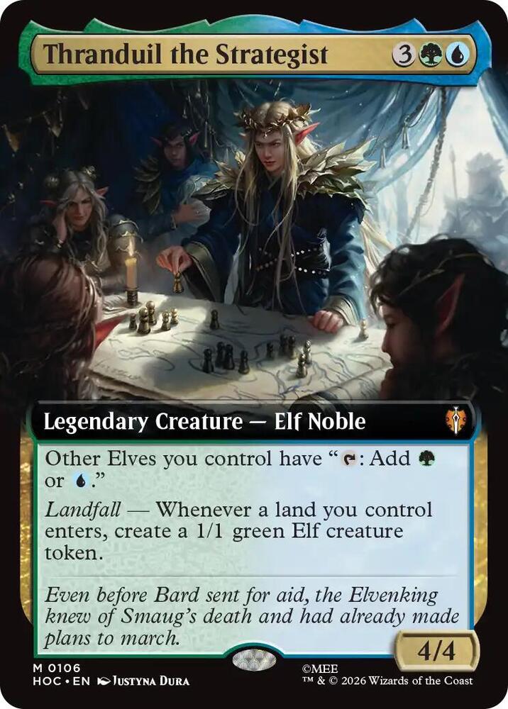 Thranduil the Strategist (Extended Art)-The Hobbit: Eternal-Legal-M-Normal