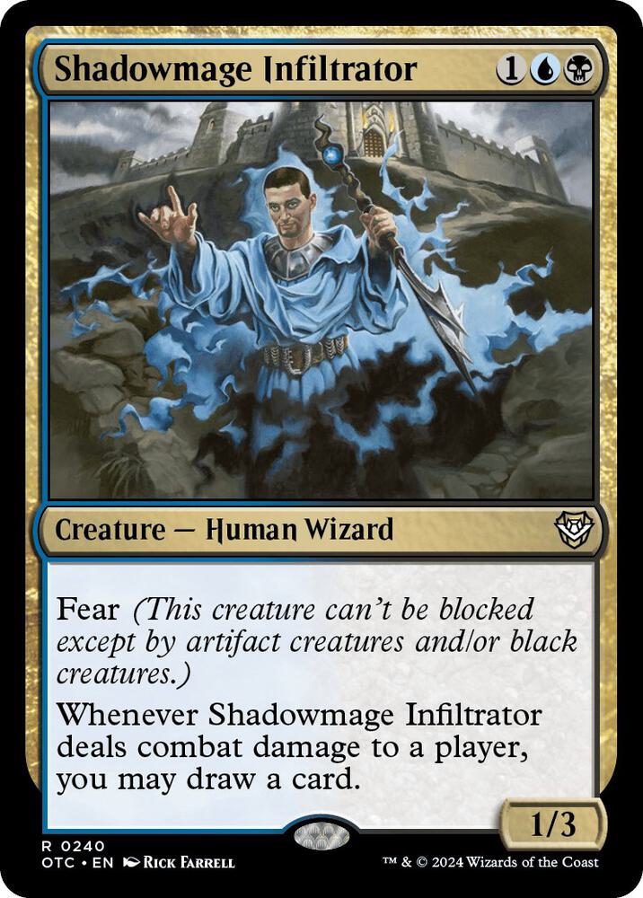 Shadowmage Infiltrator-Commander: Outlaws of Thunder Junction-R-Normal
