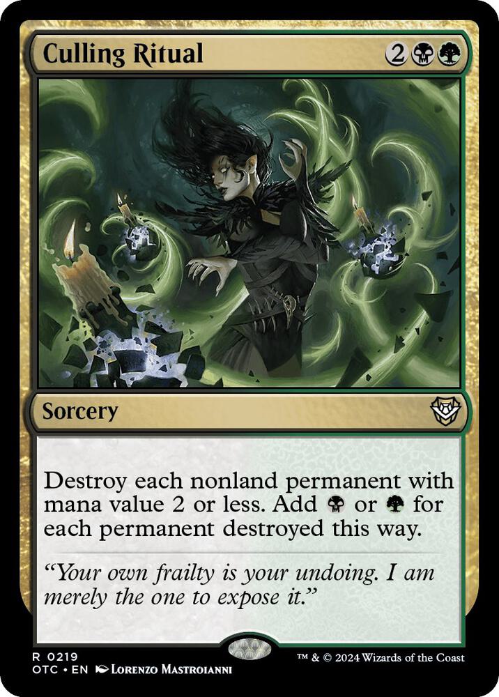 Culling Ritual-Commander: Outlaws of Thunder Junction-R-Normal