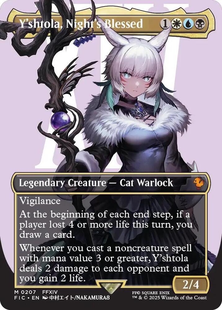 Y'shtola, Night's Blessed (Borderless)-Commander: FINAL FANTASY-M-Normal