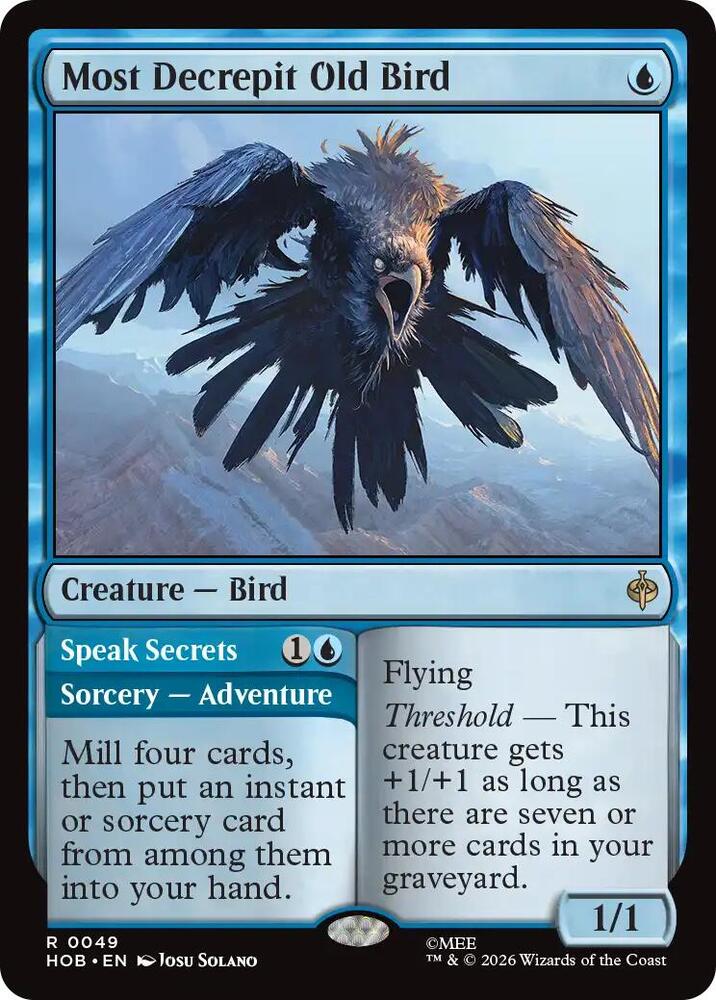 Most Decrepit Old Bird-The Hobbit-R-Foil