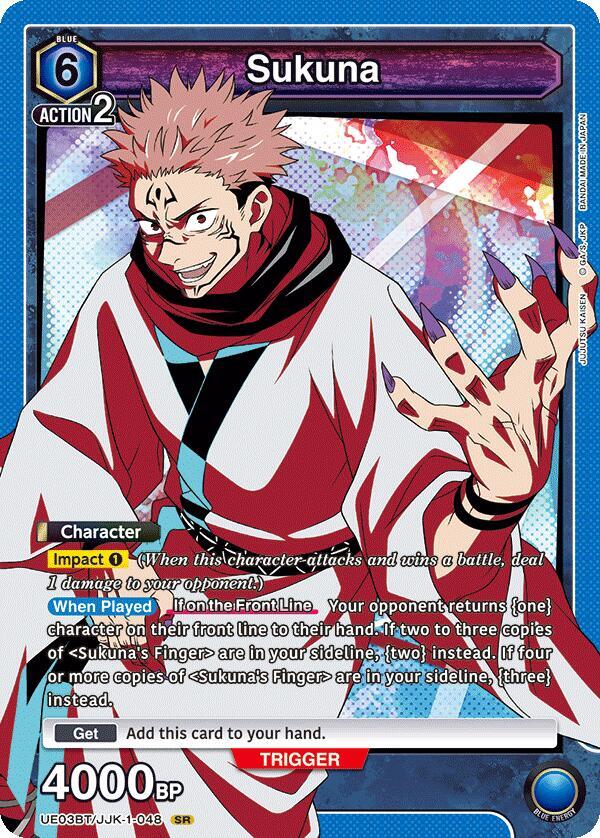Sukuna (048)-UE03BT: Jujutsu Kaisen-Super Rare-Foil