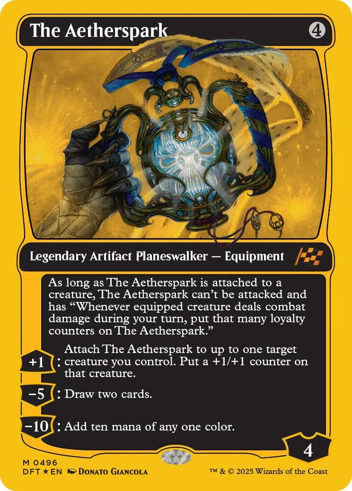 The Aetherspark (First-Place Foil)-Aetherdrift-M-Foil