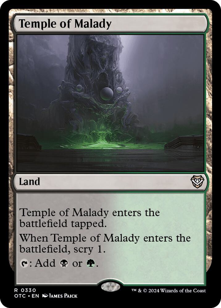 Temple of Malady-Commander: Outlaws of Thunder Junction-R-Normal