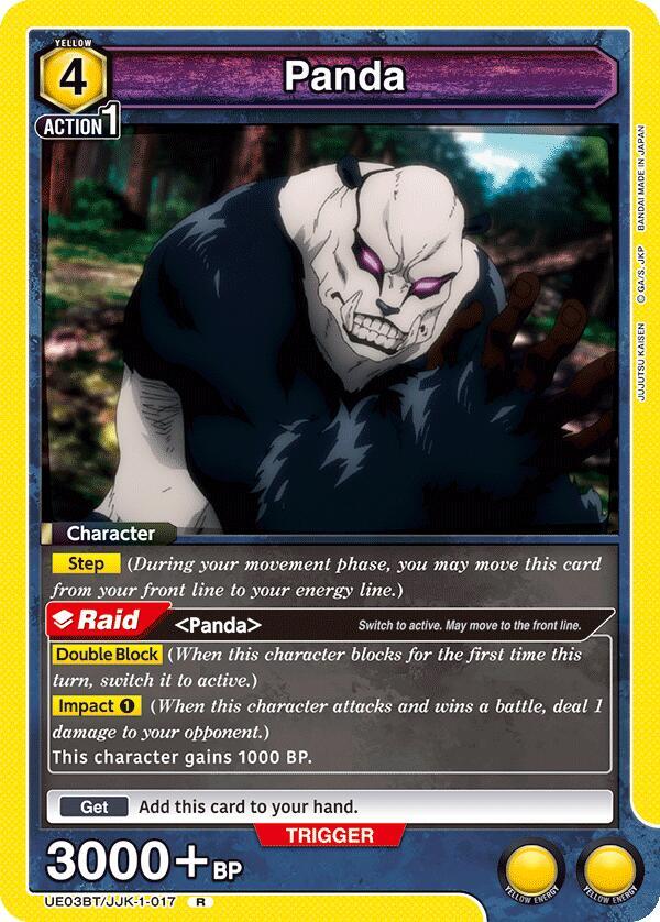 Panda (017)-UE03BT: Jujutsu Kaisen-Rare-Foil