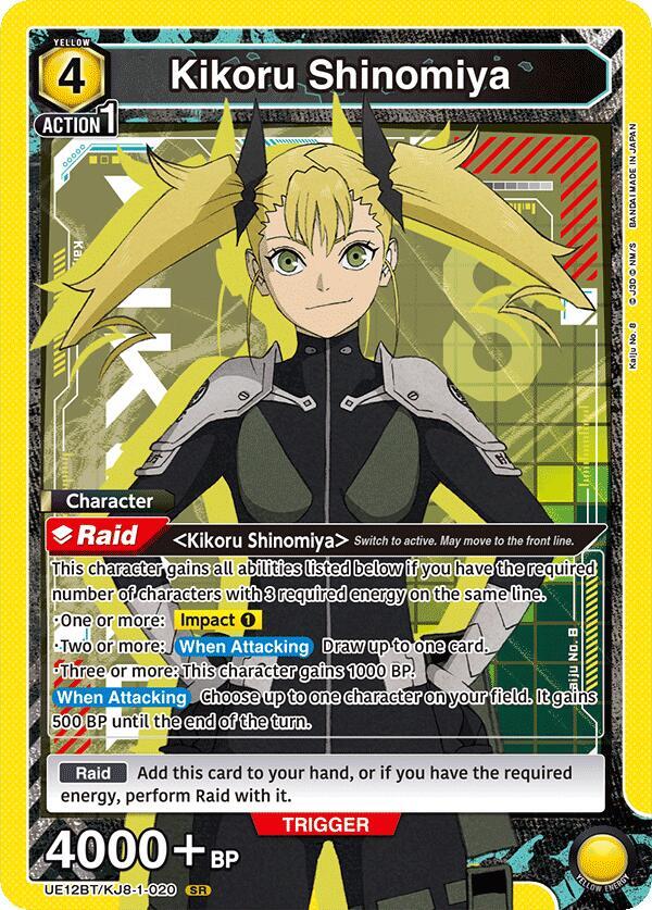 Kikoru Shinomiya (020)-UE12BT: Kaiju No. 8-Super Rare-Foil