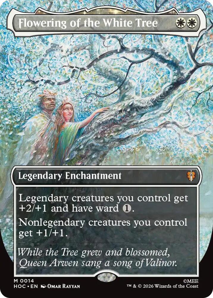 Flowering of the White Tree (Borderless)-The Hobbit: Eternal-Legal-M-Foil