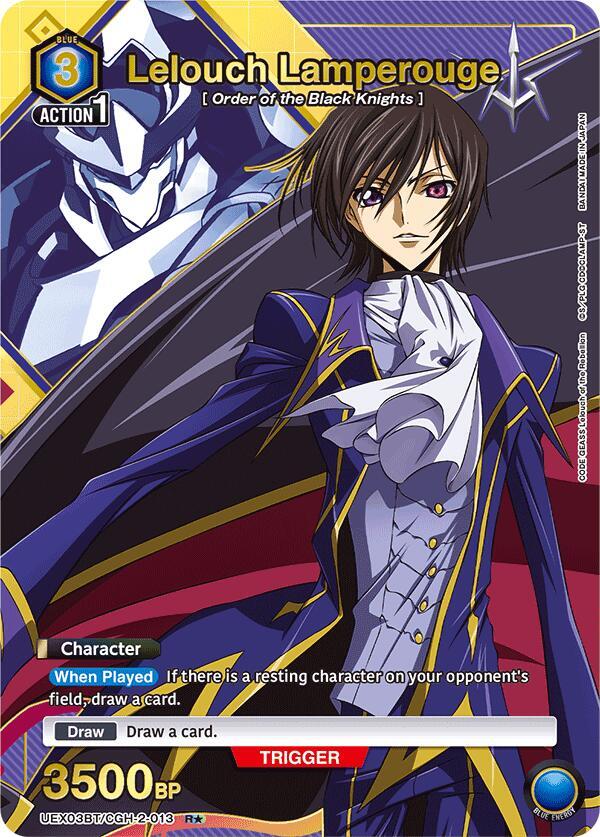 Lelouch Lamperouge (013) (R*)-UEX03BT: CODE GEASS: Lelouch of the Rebellion Vol.2-Rare 1-Star-Foil