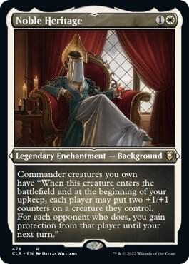 Noble Heritage (Foil Etched)-Commander Legends: Battle for Baldur's Gate-R-Foil
