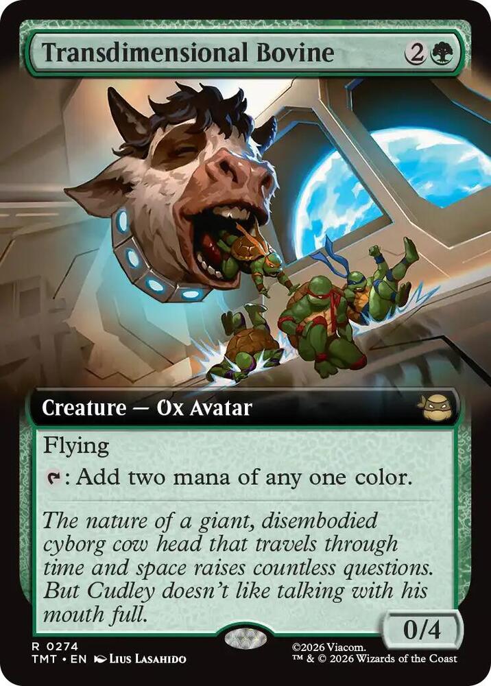 Transdimensional Bovine (Extended Art)-Teenage Mutant Ninja Turtles-R-Foil