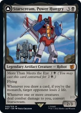 Starscream, Power Hungry-Universes Beyond: Transformers-M-Foil