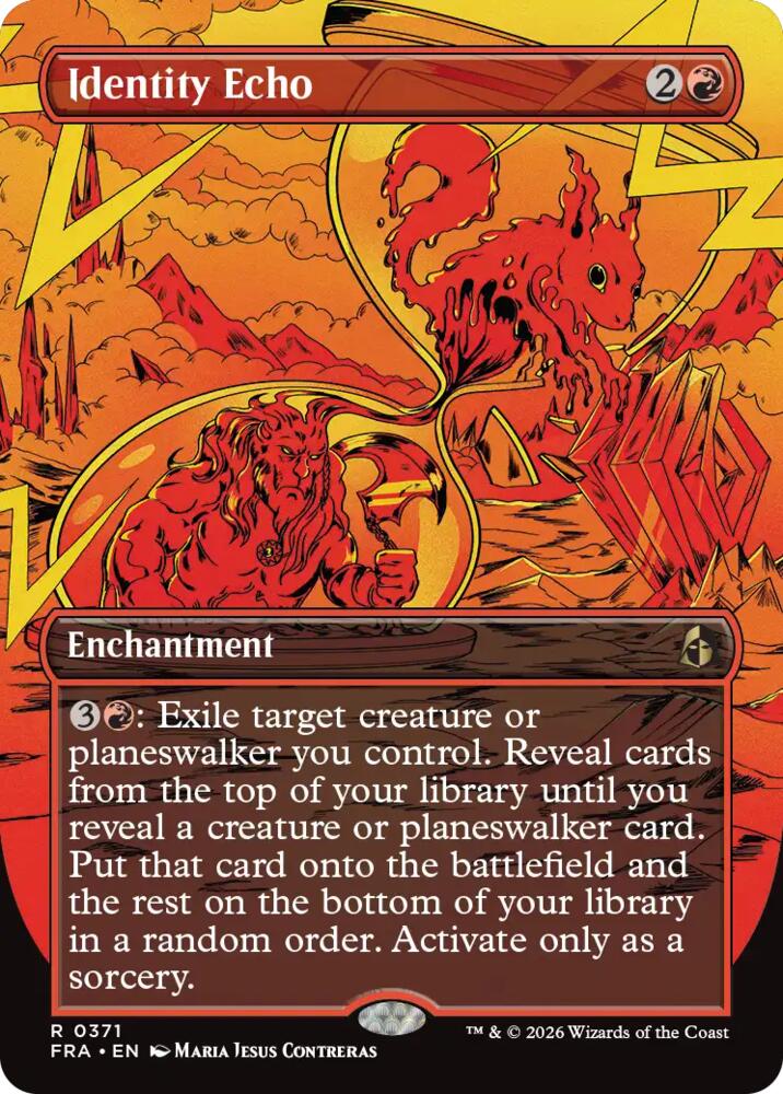 Identity Echo (Borderless)-Reality Fracture-R-Foil