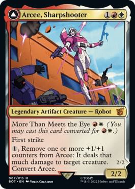Arcee, Sharpshooter-Universes Beyond: Transformers-M-Foil