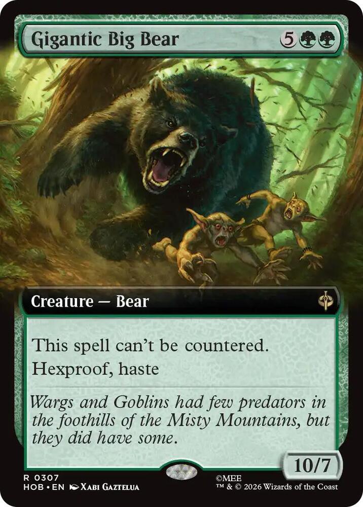 Gigantic Big Bear (Extended Art)-The Hobbit-R-Normal