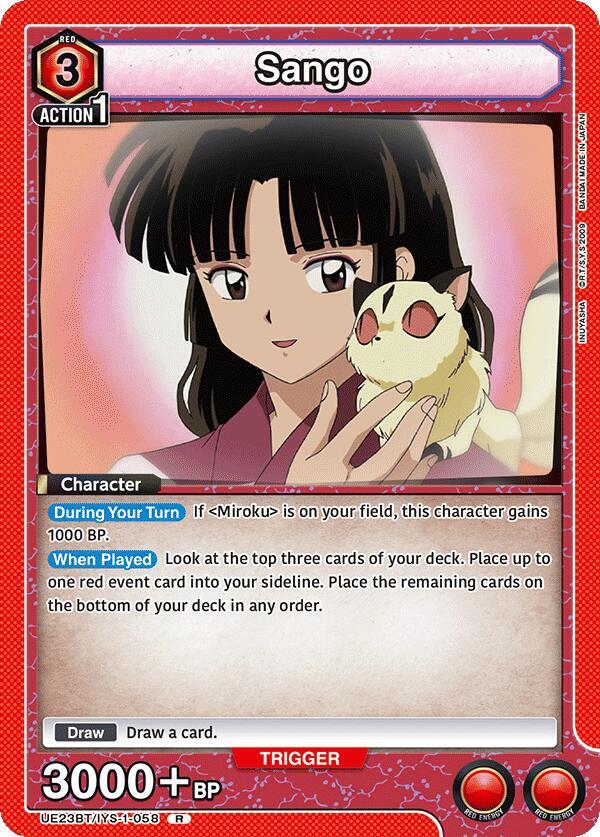 Sango (058)-UE23BT: Inuyasha-Rare-Foil