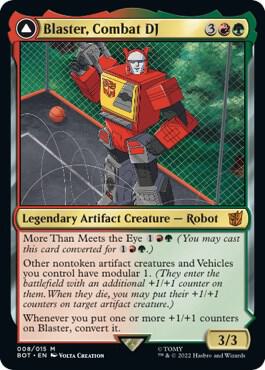 Blaster, Combat DJ-Universes Beyond: Transformers-M-Foil