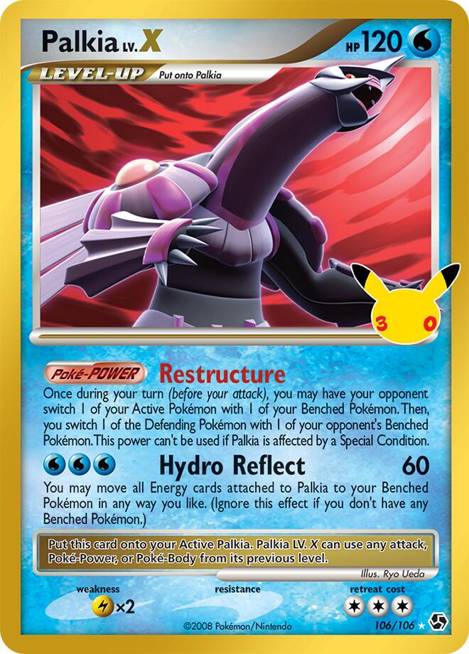 Palkia LV.X-ME: 30th Celebration Classic Collection-Classic Collection-Holofoil