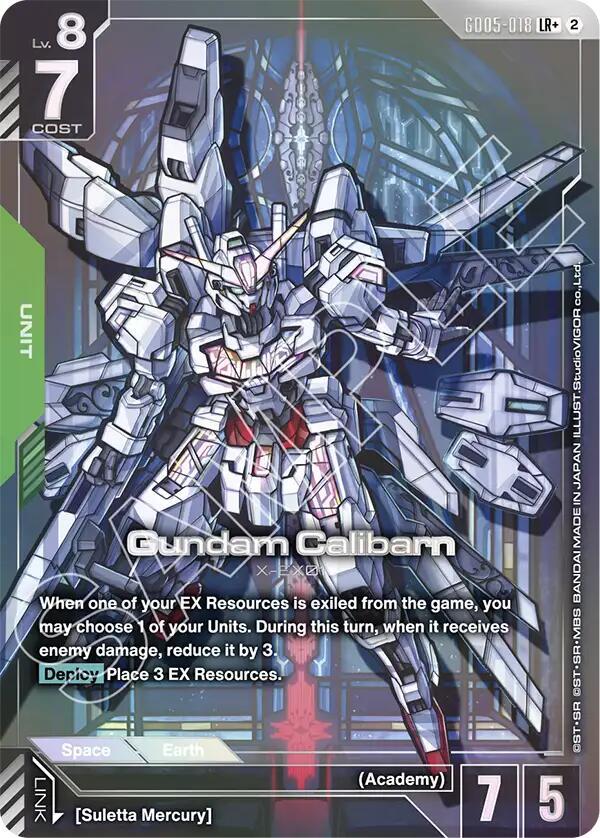Gundam Calibarn (LR+)-Freedom Ascension-LR+-Holofoil